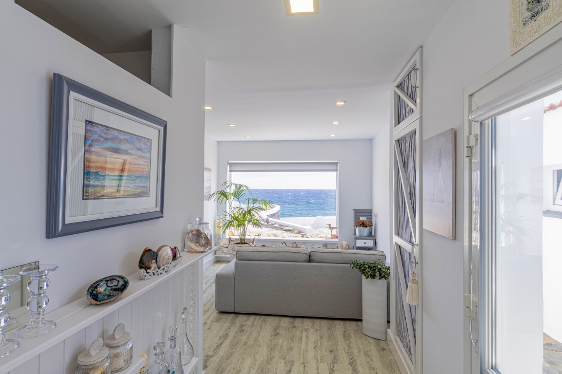 Living Room with a sea view